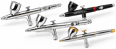Airbrushes for painting miniatures and models